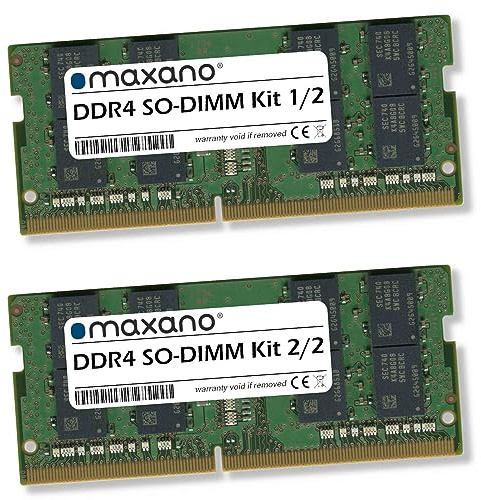 Maxano 32GB Kit 2X 16GB RAM kompatibel mit Dell OptiPlex 3070 Micro Form Factor (PC4-21300 SO-DIMM Arbeitsspeicher)