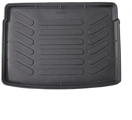 Trimak Passgenau 3D Kofferraumwanne Kompatibel mit Volkswagen Golf 6 2008-2012 Kofferraummatte Schutzmatte Auto Zubehör Antirutschmatte Kantenschutz TPE Gummi Dauerhaft Schwarz