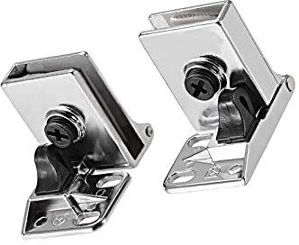 METALLIXITY Vetro Porta Cerniera 3mm-5mm Vetro Spessore Zinco Lega | 1Paio, per Vino Armadietto Espositore Armadietto Bagno Cancello, Vetro Cerniera Morsetto