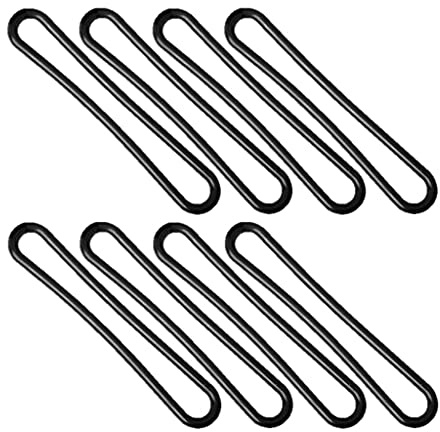 MULTIBROS Gummi Spannring 200 mm, 8er-Set - Spanngummi für Planen | Stärke 8 mm, abriebfest & UV-beständig – für Anhänger, Zelte, Abdeckplanen & Garten