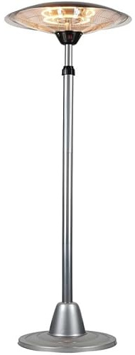 Estufa de terraza halógena 3000W, con diseño eficiente y calefacción rápida, ideal para exteriores y climatización en eventos.