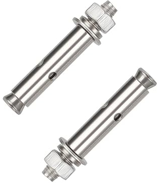 PHasz 2 Stück 304 Edelstahl Sechskant-Expansionsschraubenwerkzeuge Hardware-Werkzeuge, M18×140Mm-M18×170Mm Hochleistungs-Befestigungsanker,M18×170mm