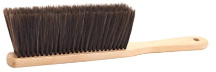SOLUSTRE Hand Broom and Dusting Brush Wooden Handle Soft Bristle Hand Brush for Bed and Sofa Cleaning Multifunctional for Household Dust Removal