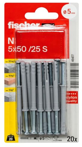 Fischer Nageldübel N 5x50/30 S K (20)