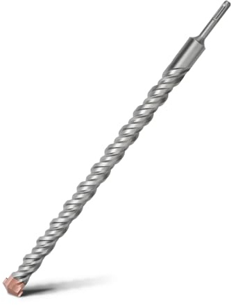 HSAWBIT 30mm x 500mm LONG SDS MASONRY DRILL BIT, SDS PLUS SHANK | TUNGSTEN CARBIDE TIP FOR WALL STONE CONCRETE BRICK