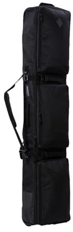 GSCLZ Skitasche, Snowboardtasche, Skiausrüstungstasche, schwarz, doppelte Schulter-Snowboard-Aufbewahrung