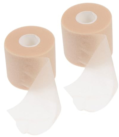 Schaumstoff Sportband 2 Rollen Khaki, Stoßdämpfende Schwammband | 2 Stück-pack für Sporteinsatz Leicht zu Verstauen und Mitzunehmen Wasserabsorbierend