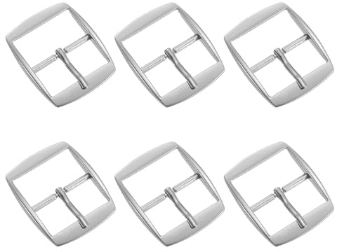 QUARKZMAN Rollschnalle Metall Roller Schnalle, Stück Gürtelschnalle zum Wechseln Verstellbar Schnalle mit Quadratischem Metallschnalle für DIY Rucksack Leder