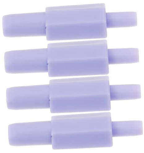 LIFKOME Breast Pump Tube Connector for Electric Breast, Baby Accessory, Violet 4pcs Set, Hose Adapter for Breastfeeding Equipment