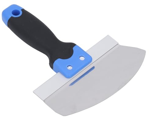 Arc Spatula Stainless Steel Round Putty Knife - Lightweight Drywall Hand Tool for Painters and Plasterers