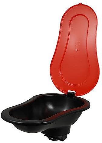 Kisangel Portable Squatting Toilet with Lid, Odor-resistant Temporary Portable Toilet for Adults, Travel Potty for Camping, Outdoor, Work, and Emergency Use