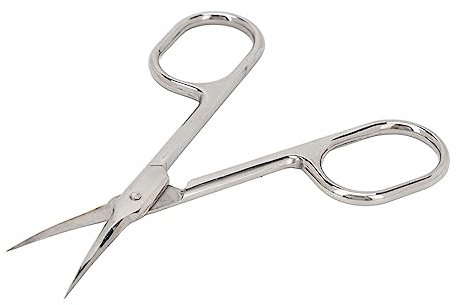 Tijeras de recortadora de cutícula de acero inoxidable, recortadora de cutículas en forma de de la piel muerta, tijeras de uñas profesionales para el cuidado de la cutícula