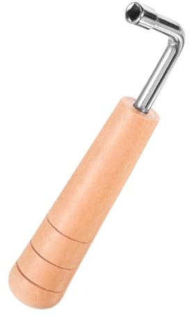 Toyvian Harfenstimmwerkzeug aus Holz Stimmschlüssel für Leierharfen Harfenstimmstiftschlüssel mit Ergonomischem Griff Harfenstimmkurbel zur Präzisen Saiteneinstellung Harfenstimmhebel