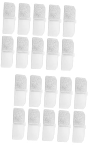 Abaodam 20pcs Pet Fountain Water Dispenser Cleaning Filter Automatic Water Fountain for Cats and Dogs Replacement Jug