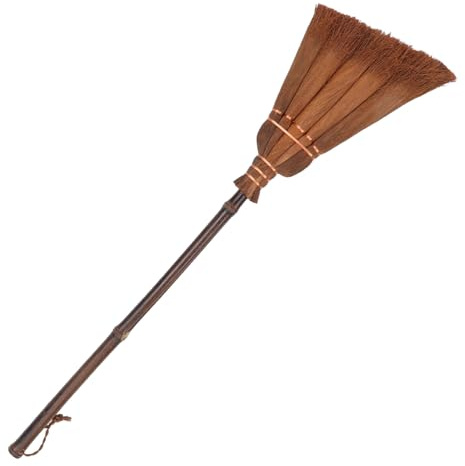 POPETPOP 1pezzi Spazzola Manuale Realizzata in Fibre Naturali Spazzola per Pulizia Casa Leggera Cordino per Rimuovere Piccoli Rifiuti