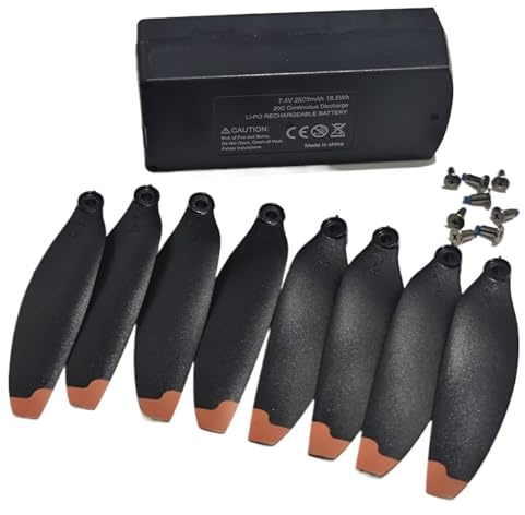 STYOZDH pour Drone AE10mini AE10 Mini Quadricoptère RC Pliable sans balais Batterie 7,4 V 2500 mAh Hélice à pales