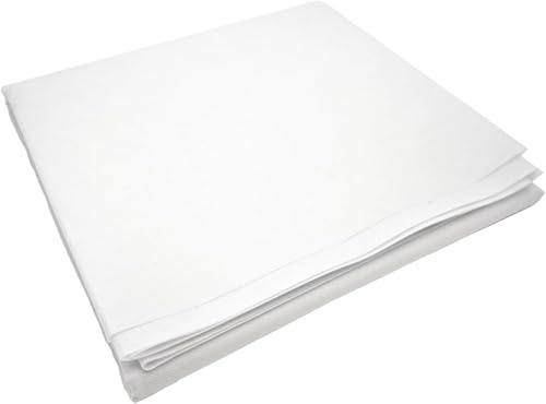 Einseitiger Vliesstoff zum Aufbügeln, mittelschwer, 100 cm x 2 m, weiß, einseitig, zum Nähen, Quilten, Steppen, Basteln, Taschen, Kleidung