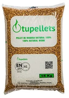 15 kg di pellet di legno. da utilizzare su stufe o caldaie speciali.