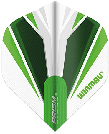 WINMAU Prism Alpha Extra Dicke Dart Flights - 1 Sätze pro Packung (3 Flights insgesamt)