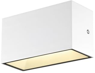 SLV SITRA M WL UP/DOWN, LED Outdoor Wandaufbauleuchte, weiss, CCT switch 3000/4000K