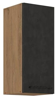Kuechen-preisbombe Vigo Hängeschrank 30 cm Eiche Lancelot Matera Grau Küchenzeile Küchenblock Küche