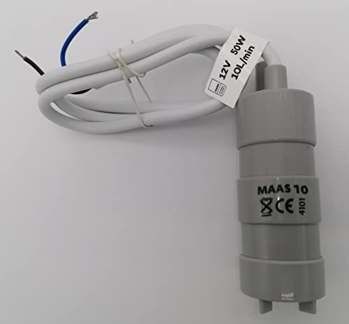 CR-MOESANCO® MASS Wasserpumpe 12 V, 600 L/H High Durchfluss Pumpen für Wohnmobil Teich Aquarium Brunnen, Tischwassergärten, Hydrokultur-Systeme Pumpe