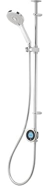 Aqualisa OPQ.A2.EV.23 Optic Q Smart Shower Exposed with Adjustable Head - for Gravity Pumped Systems | Adjustable Shower Head, Digital Display, App Controlled, Personalised Profiles, For Gravity Pump Systems, 5 Year Guarantee