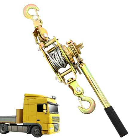 Seilspanner mit Ratsche, Drahtspanner für Zaun, Drahtspanner | Seilspanner | Manueller Spanner für Heberiemen, Ratschenspanner, Seilzubehör