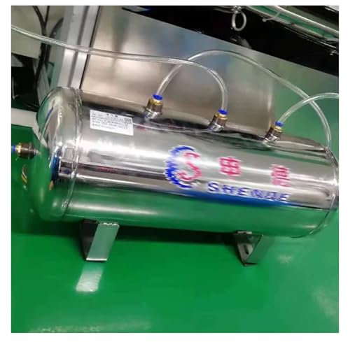 13 10gal 8 5 3 2 1 Galón Kit de Tanque de Almacenamiento de Aire de Alta Presión, Tanque Horizontal Portátil de Almacenamiento de Aire para Bomba de Gas/Compresor(50L/13.2Gal)