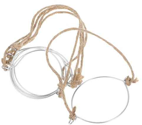 COLLBATH 5piezas Ganchos De Boca Ancha Para Tarros De Vidrio Asas De Alambre Accesorios Para Frascos Ganchos Para Colgar Frascos Para Conservas Cocina