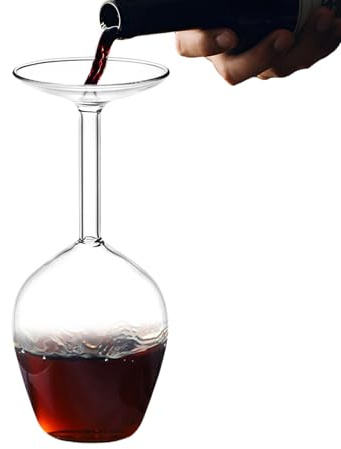 Bicchiere Da Vino Sottosopra, Coppe Creative Sottosopra, Articoli Moderni Per Beverande Calde E Fredde Regalo Compleanno San Uomo E Donna