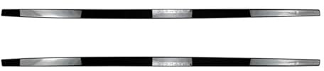 Rock Aufkleber Für VW Für Golf 7 .5 Mk7 R GTI GTD 2013-2019 Auto Seitenschweller Splitter Diffusor Winglet Seitenflügel Stoßstange Lippe(Schwarz glänzend)