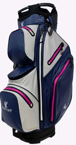 Cartbag Watersafe Blau/Grau/Pink 14er Einteilung