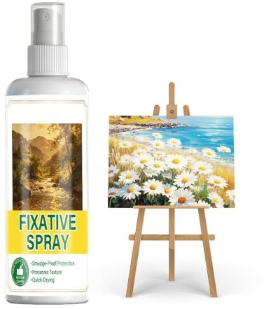 Protezione della vernice: spray fissativo da 100 ml, anti sbavature, protezione ad asciugatura rapida, resistente alle intemperie, lucido trasparente, sigillante per strato di immagini, matite