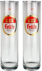 Früh Kölsch Biergläser/Gläser/Stangen Set - 2x 0,2l