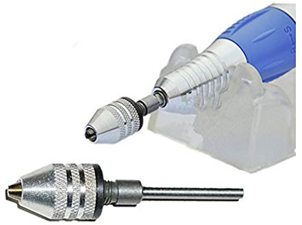 Chiloskit Adaptador universal de 0,3 ~ 3,4 mm para broca de taladro convertidor de 2,35 mm eje de conexión para la amoladora eléctrica Dremel herramienta giratoria
