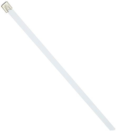 DeLock Lot de 10 Serre-câbles en Acier Inoxydable Blanc 300 x 7,9 mm