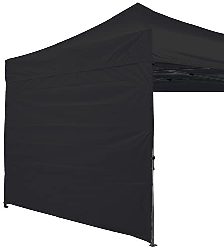 ABCCANOPY Pavillon Seitenteile 2.5x2.5,Wasserdicht Seitenwände,Schwarz