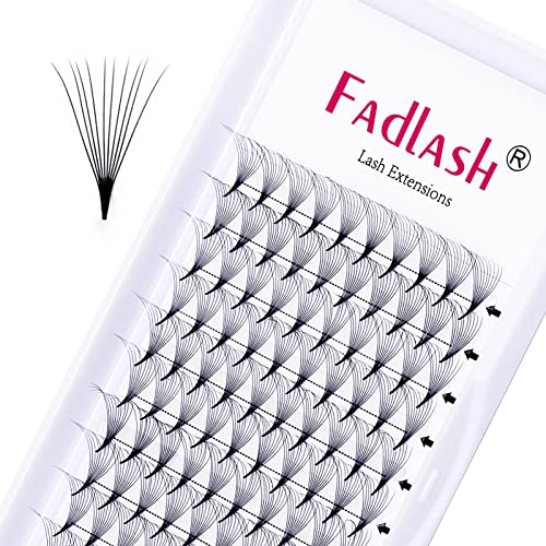 FADLASH Russische Volume 10D 0.07mm C Curl 9mm Lengte Premade Wimper Wimperverlengingen Volume Lash Extensions（10D-0.07C-9mm）