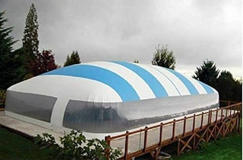 Inflatable TPU Hot Tub Swimming Pool Solar Dome Cover Tent W/Blower New (6x3x3m)