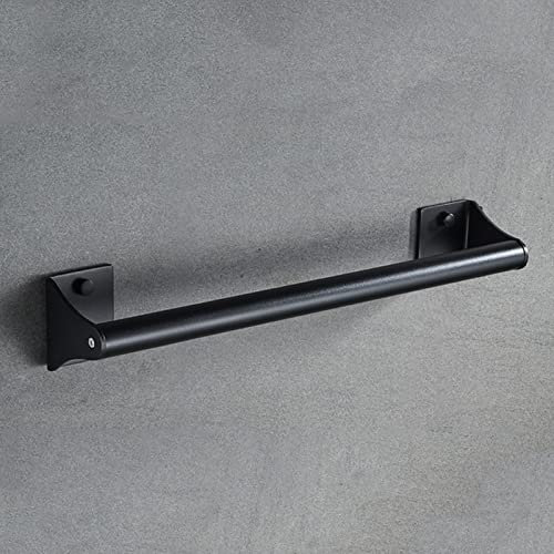 Barre De Maintien Douche,Poignée De Baignoire,PoignéE De SéCurité Antidérapante Salle De Bains,Aluminium Toilette Barre De Maintien, Support De Salle De Bain Mural,Noir (30cm/11.8in)