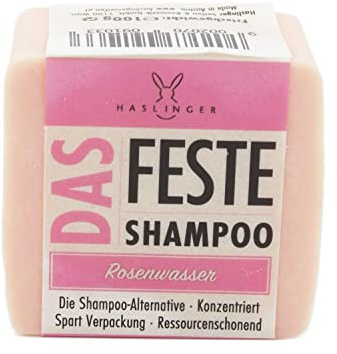 Det fasta schampot rosenvatten, 100 g, från Haslinger