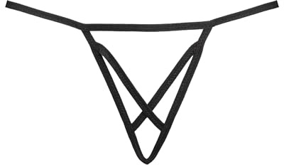 Teyli Damen Ouvert Tanga - Tanga String mit Streifen - String Tanga für die mutige Frau - Strings Damen