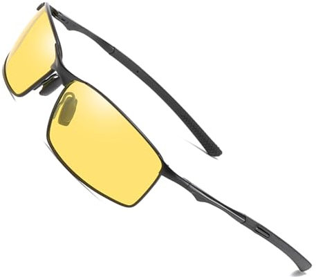 YUIOOISH Polarisierte Sonnenbrille für Männer und Jugendliche, UV400 Mode Sonnenbrille für Autofahrer, Metallrahmen coole Sportbrille, K07