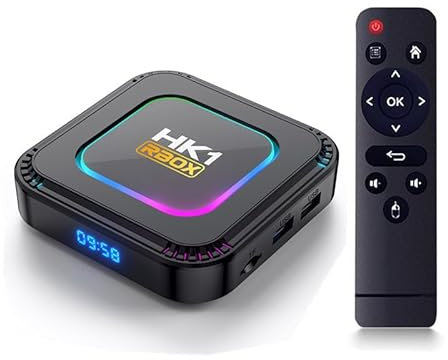 CHROX Android 13.0 TV Box, Set Top Box 4GB+128GB RK3528 Quad-Core 64Bit Cortex-A53 Soporte 4K/8K 3D 2.4/5.0Ghz WiFi BT5.0 10/100M Ethernet HDMI 2.0 H.265 HDR Smart TV Box,4gb+64gb