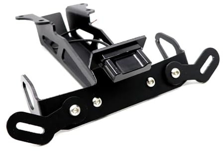 Motorrad Kurzes Kennzeichenhalter Halterung kompatibel mit für YAMAHA FJ09 FJ-09 MT-09 MT09 FJ MT 09 Tracer 900 2015-2019