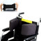 ZCYX Cojín lateral para silla de ruedas, soporte lateral para silla de ruedas con ajustable, cojín antideslizante universal para personas mayores, cojín antiescaras (negro grande)