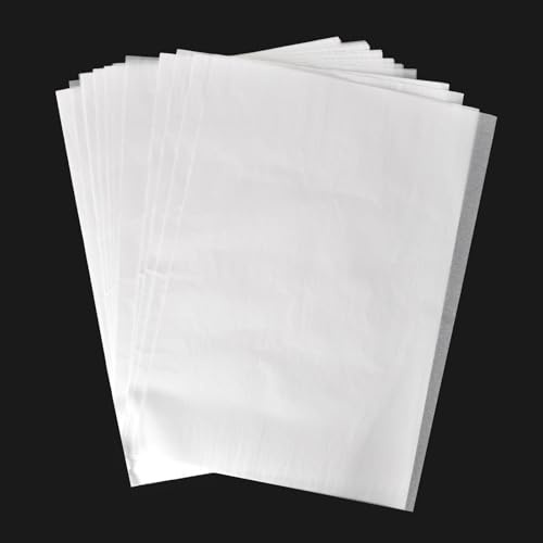 100 Fogli di Carta Imballaggio, 42 x 29.7cm/59.4 x42cm Carta da Pacchi Bianca, Carta Velina per Imballaggio, Fogli di Carta da Imballaggio per Traslochi, Spedizione, Artigianato (297 x 420mm)