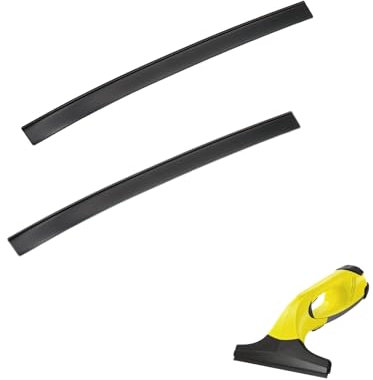 2 PCS Replacement Blades for Karcher Window Vac 280mm, Universal Frameless Blade Refill for Karcher Window Vacuum Cleaner, Window Cleaner Accessories Rubber Strip for Spares