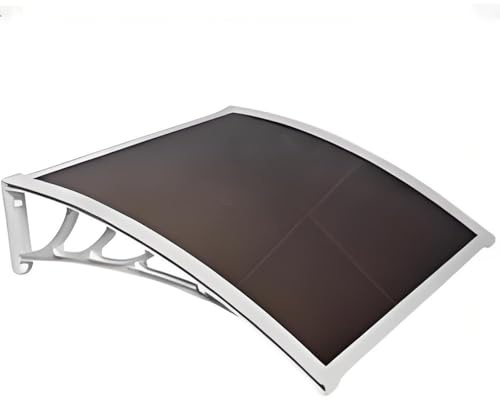 Braunes Sonnensegel, 80 x 160 cm, Balkon- und Terrassenüberdachung, Outdoor-Sonnenschutz für Türen und Fenster, langlebig, für Terrasse und Balkon, Wetterschutz